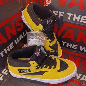 Vans Half Cab Yellow and Black Sneakers